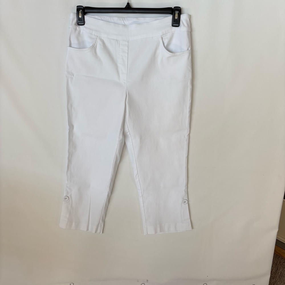 Tribal Women's Crisp White Capris Size 12 INV25/347